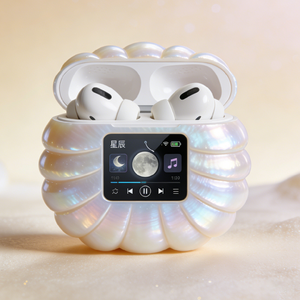 贝壳音乐蓝牙耳机”的产品设计